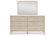 Cadmori Two-tone Dresser and Mirror -  Ashley - Lara Furniture