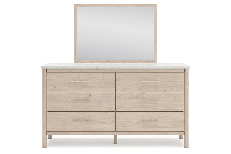 Cadmori Two-tone Dresser and Mirror -  Ashley - Lara Furniture