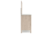 Cadmori Two-tone Dresser and Mirror -  Ashley - Lara Furniture