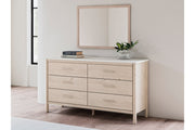 Cadmori Two-tone Dresser and Mirror -  Ashley - Lara Furniture