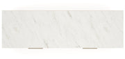 Cadmori Two-tone Queen Upholstered Panel Bed, Dresser and Nightstand from Ashley - Lara Furniture