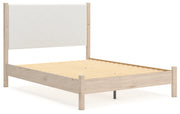 Cadmori Two-tone Queen Upholstered Panel Bed, Dresser and Nightstand from Ashley - Lara Furniture