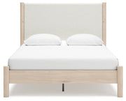 Cadmori Two-tone Queen Upholstered Panel Bed, Dresser and Nightstand from Ashley - Lara Furniture