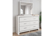 Altyra White Dresser and Mirror -  Ashley - Lara Furniture