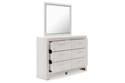 Altyra White Dresser and Mirror -  Ashley - Lara Furniture