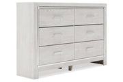 Altyra White Dresser and Mirror -  Ashley - Lara Furniture