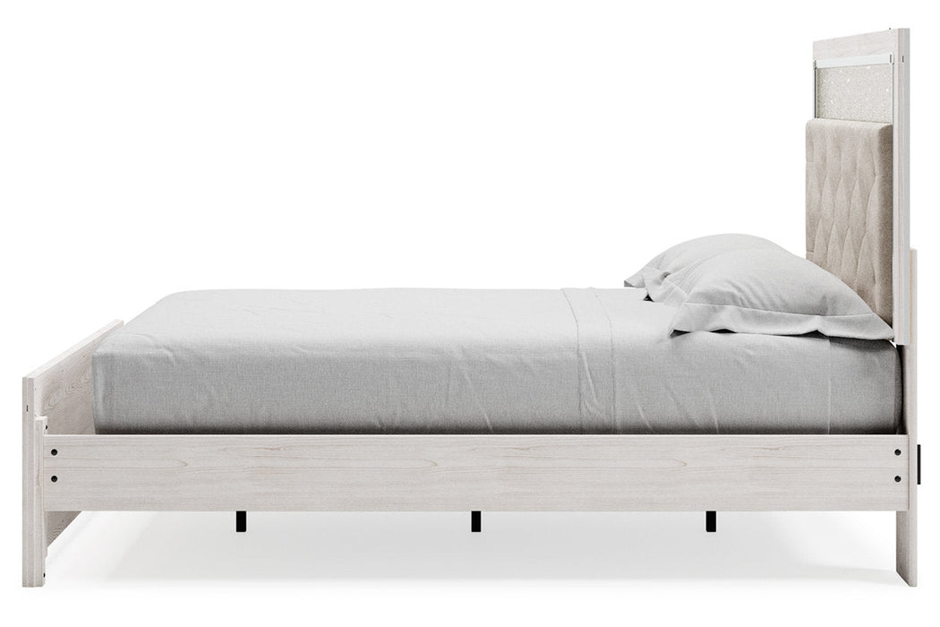 Altyra White Queen Platform Bed -  Ashley - Lara Furniture