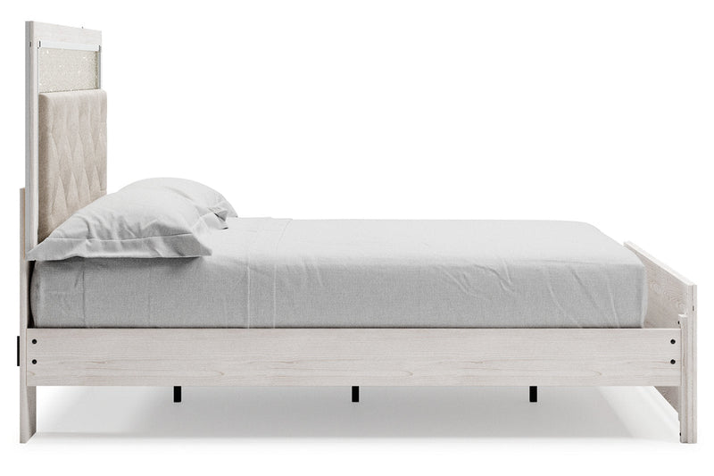 Altyra White Queen Platform Bed -  Ashley - Lara Furniture