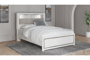 Altyra White Queen Platform Bookcase Bed - Lara FurnitureQueen Bed
