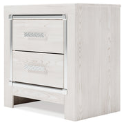 Altyra White Twin Panel Bed, Dresser, Mirror and Nightstand from Ashley - Lara Furniture