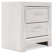 Altyra White Twin Panel Bed, Dresser, Mirror and Nightstand from Ashley - Lara Furniture