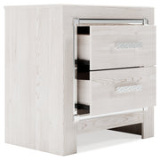 Altyra White Twin Panel Bed, Dresser, Mirror and Nightstand from Ashley - Lara Furniture