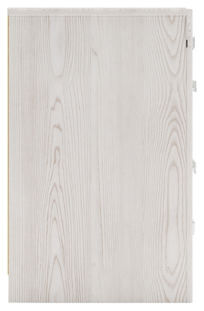 Altyra White Twin Panel Bed, Dresser, Mirror and Nightstand from Ashley - Lara Furniture