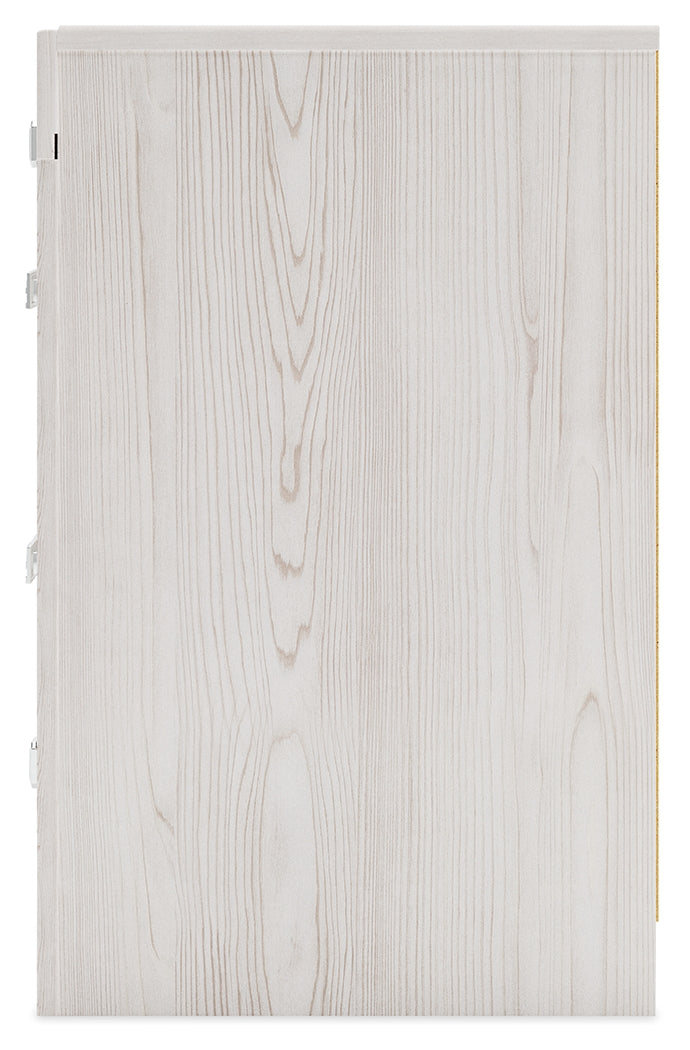 Altyra White Twin Panel Bed, Dresser, Mirror and Nightstand from Ashley - Lara Furniture