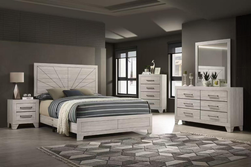 Shelby Beige Bedroom Set