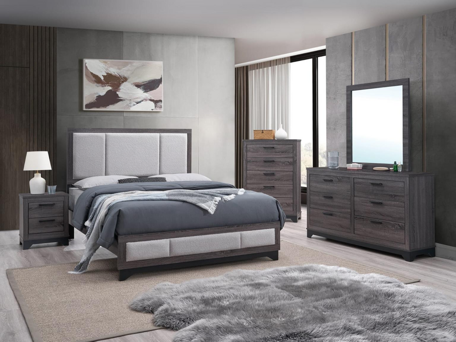 Jouri Gray Youth Platform Bedroom Set