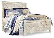 Bellaby Queen Crossbuck Panel Bed, Dresser and Mirror from Ashley - Lara Furniture