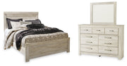 Bellaby Queen Panel Bed, Dresser and Mirror from Ashley - Lara Furniture