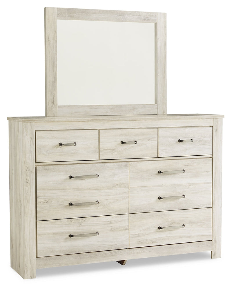 Bellaby Queen Panel Bed, Dresser and Mirror from Ashley - Lara Furniture