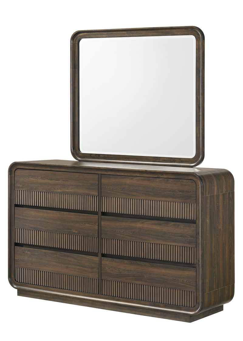 Kinkaid Warm Wood Dresser from Crown Mark - Lara Furniture