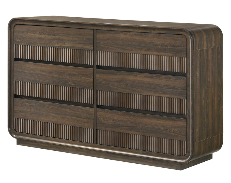 Kinkaid Warm Wood Dresser from Crown Mark - Lara Furniture