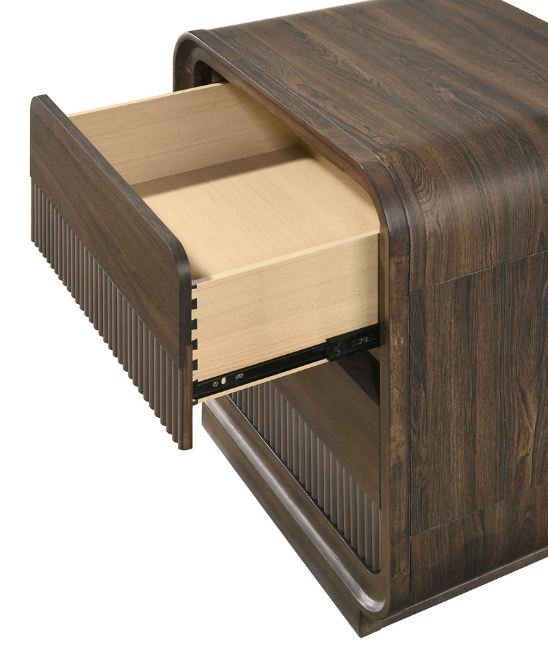 Kinkaid Warm Wood Bedroom Set from Crown Mark - Lara Furniture