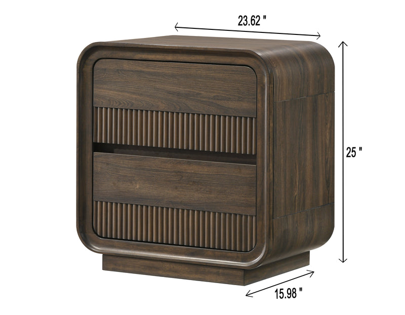 Kinkaid Warm Wood Bedroom Set from Crown Mark - Lara Furniture