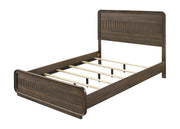 Kinkaid Warm Wood Queen Bed from Crown Mark - Lara Furniture