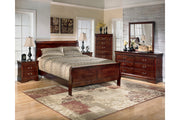 Alisdair Reddish Brown Dresser and Mirror -  Ashley - Lara Furniture