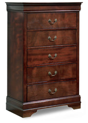 Alisdair Brown Queen Sleigh Bed, Dresser, Chest and Nightstand from Ashley - Lara Furniture