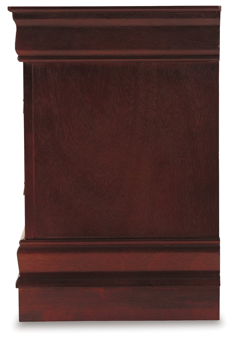 Alisdair Brown Queen Sleigh Bed, Dresser, Chest and Nightstand from Ashley - Lara Furniture