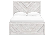 Cayboni Whitewash Full Panel Bed -  Ashley - Lara Furniture