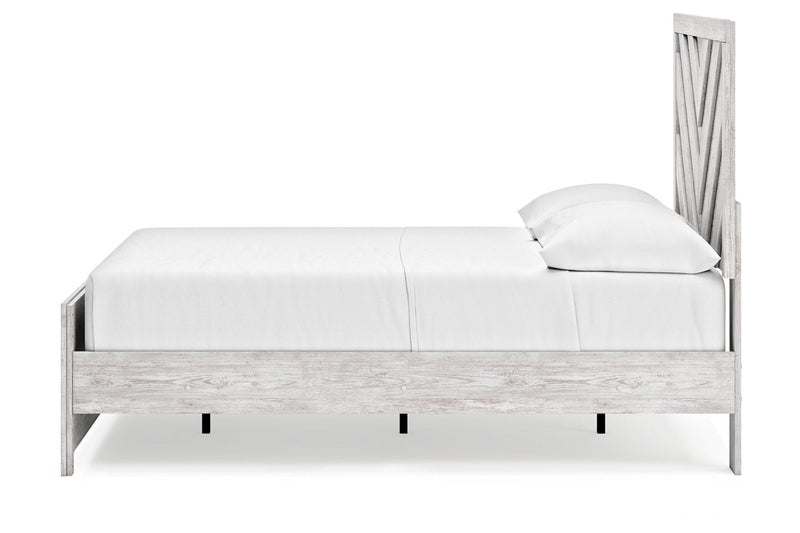 Cayboni Whitewash Full Panel Bed -  Ashley - Lara Furniture