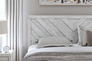 Cayboni Whitewash King Panel Bed -  Ashley - Lara Furniture