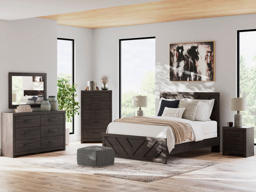 Prendonea Charcoal Panel Bedroom Set from Ashley - Lara Furniture
