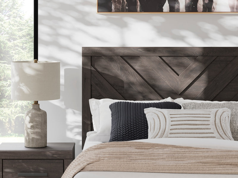 Prendonea Charcoal Full Panel Bed from Ashley - Lara Furniture
