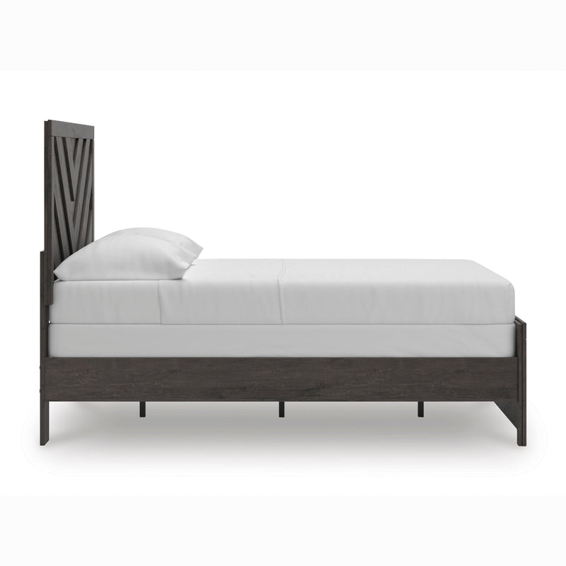 Prendonea Charcoal Full Panel Bed from Ashley - Lara Furniture