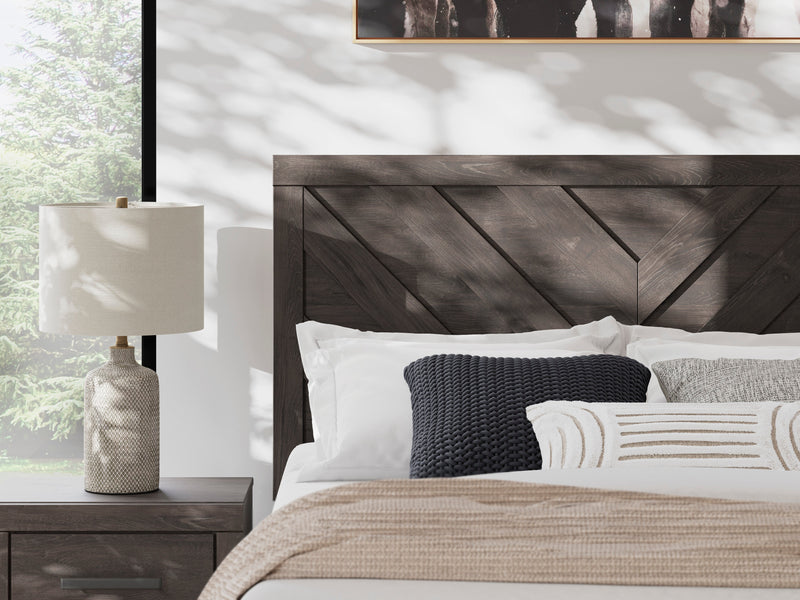 Prendonea Charcoal Panel Bedroom Set from Ashley - Lara Furniture