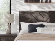 Prendonea Dark Charcoal Queen Panel Bed, Dresser and Nightstand from Ashley - Lara Furniture
