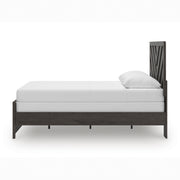 Prendonea Charcoal Queen Panel Bed from Ashley - Lara Furniture