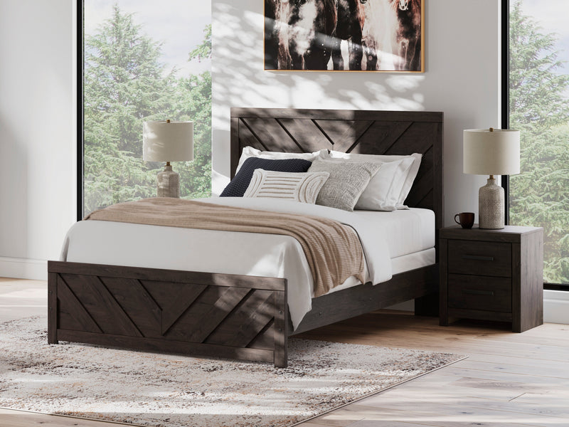 Prendonea Charcoal Panel Bedroom Set from Ashley - Lara Furniture