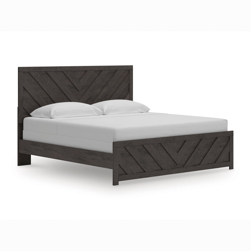 Prendonea Charcoal Panel Bedroom Set from Ashley - Lara Furniture