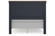 Landocken Brown/Blue Full Panel Bed -  Ashley - Lara Furniture