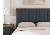 Landocken Brown/Blue Full Panel Bed -  Ashley - Lara Furniture