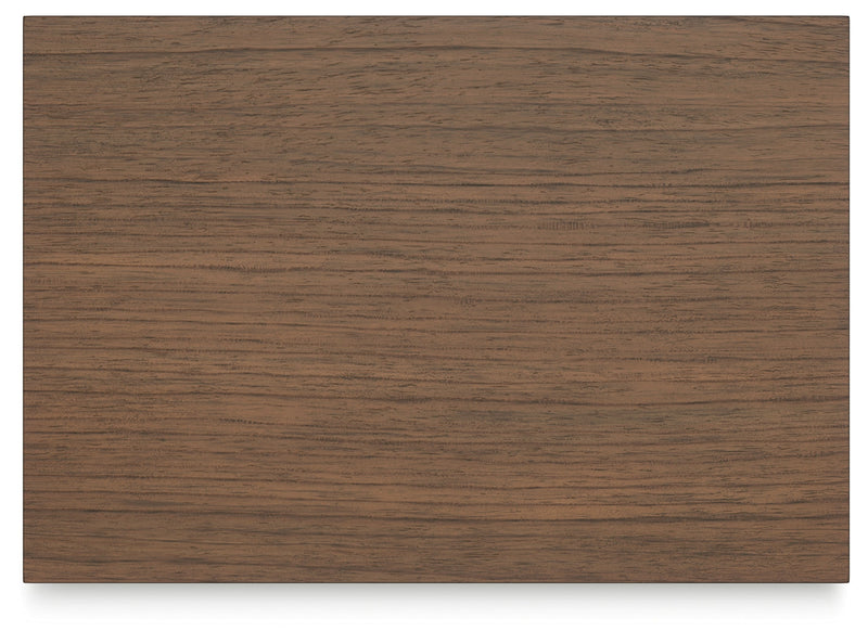 Landocken Brown/Blue Twin Panel Bed, Chest and Nightstand from Ashley - Lara Furniture