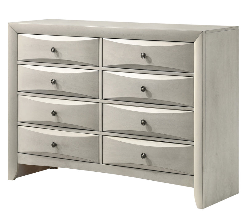 Emily White Dresser from Crown Mark - Lara Furniture
