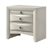 Emily White Nightstand from Crown Mark - Lara Furniture