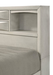 Emily White Storage Platform Bedroom Set from Crown Mark - Lara Furniture