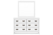 Binterglen White Dresser and Mirror -  Ashley - Lara Furniture