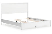 Binterglen White California King Panel Bed -  Ashley - Lara Furniture